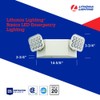 Lithonia Lighting EU2C M6 Emergency Light with 2 LED Lamps,