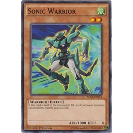 Yu-Gi-Oh! - Sonic Warrior (SDSE-EN012) - Structure Deck: Synchron Extreme - 1st Edition - Common