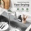 23.9 Inch Diatomite Faucet Mat for Kitchen & Bathroom Sink