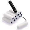 Foam Paint Roller, Roller Frame with 4-Inch Mini Paint Roller
