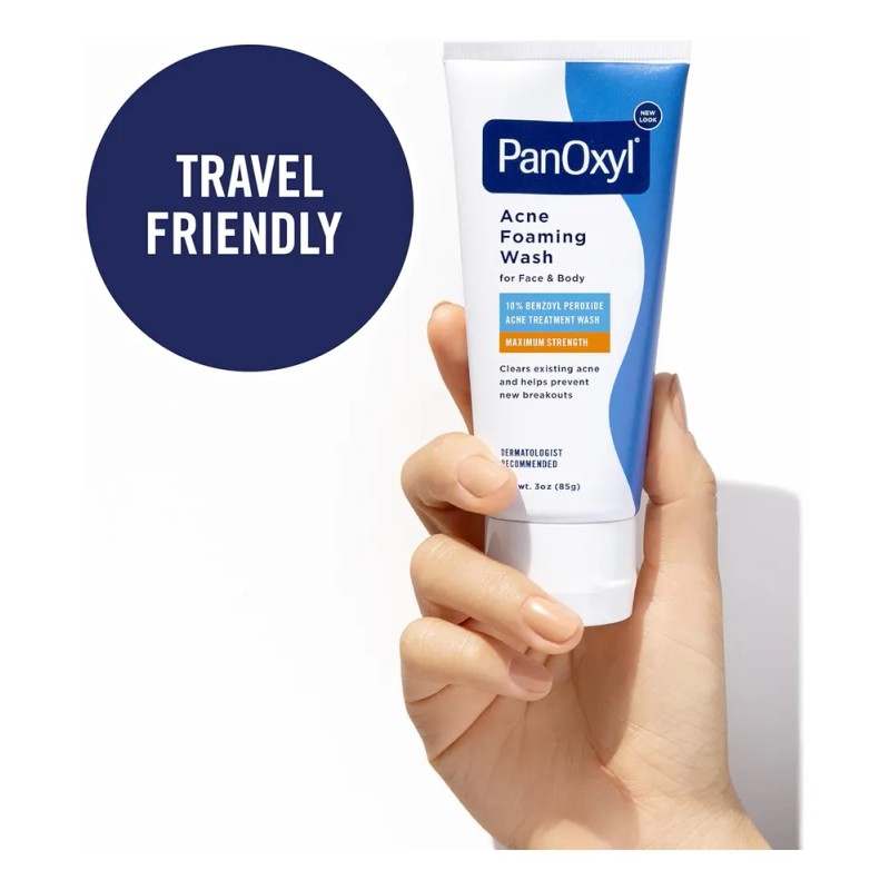 Panoxyl Lavado De Espuma Para Acné Peróxido De Benzoilo 10%
