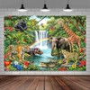 VBS 2026 Rainforest Falls Backdrop, Tropical Rain Forest Adventure Kids