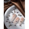 30 Piece Set Nail Parts, Butterfly, Clear, 3D Dimensional, Butterfly