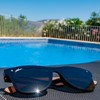 glozzi Sunglasses Men and Women Wood Polarised UV400 with Wooden