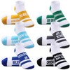 Suhine 6 Pairs Inspirational Athletic Running Sock Set Multicolored Inspirational