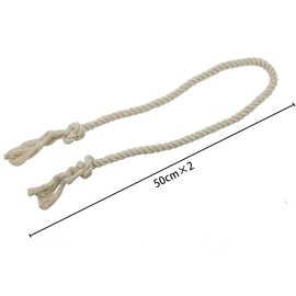 YPLonon Tieback Curtain Rope Pack of 4 Curtain Straps Grey Cotton Curtain Rope 100 cm Curtain Holder Holdback for Home Office Decoration Window Treatment