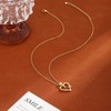 Feskive Gold Necklace for Women 18k Real Gold Silver Plated