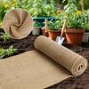 UBCGOTT Burlap Fabric - Garden Burlap Fabric Roll Natural Jute