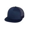 Yupoong Five-Panel Classic Trucker Cap - One Size - Navy