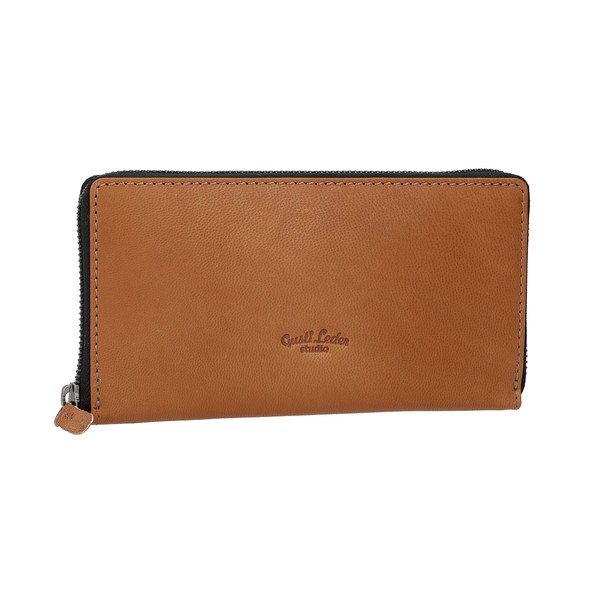 Gusti Cara Women's Leather Wallet Long Purse with Many Compartments,