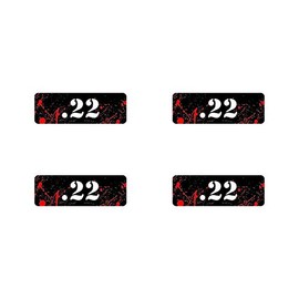 fagraphix .22 Ammo Can Sticker Set Zombie Edition Decal Bullet 22 FA Vinyl