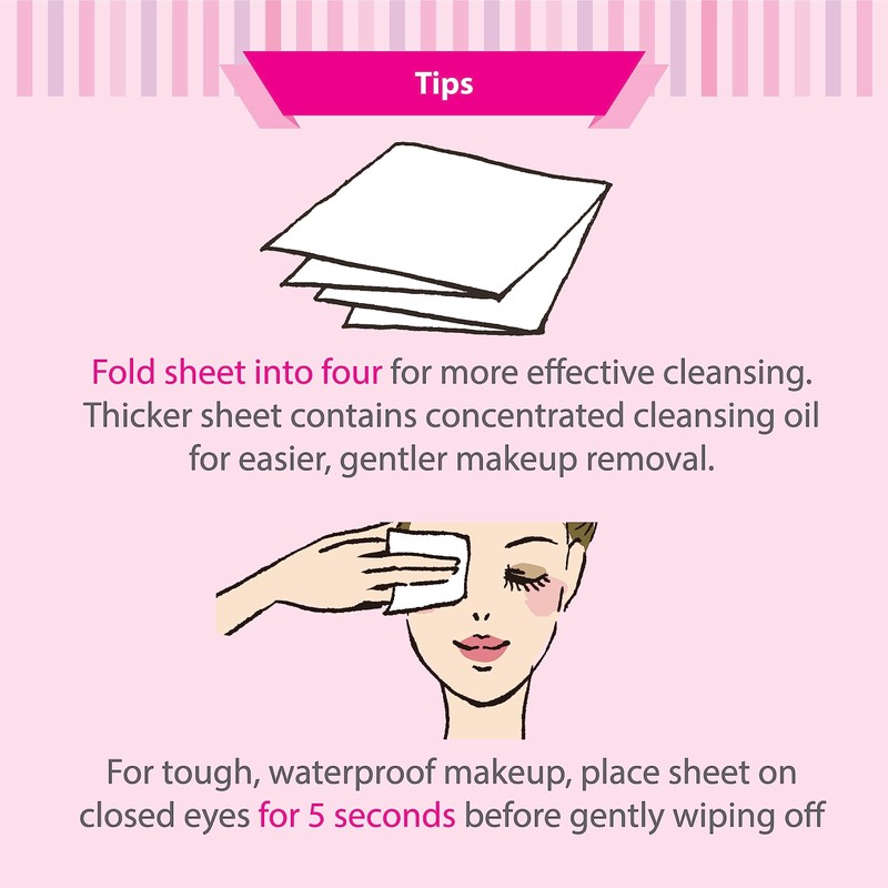 Biore Makeup Removing Cotton Oil in 10 Sheet [Health and Beauty]