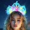 JONKY Light up Mermaid Headband LED Starfish Hair Band Glowing