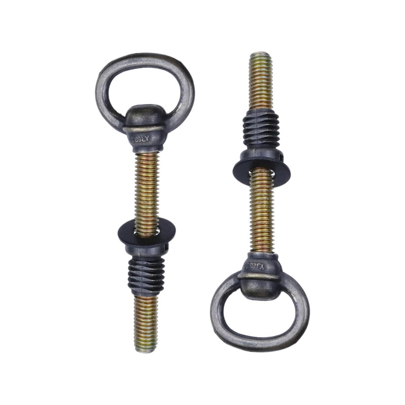 HEVSTIL 4PCS Antique Brass Swing Mirror Mounting Bolt 3-2/3" Long