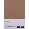 Stationery Place Natural Eco Recycled Brown Kraft Paper A4 130GSM