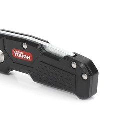 Hyper Tough QUICK-CHANGE FOLDING LOCK-BACK UTILITY KNIFE | ALUMINUM HANDLE Blade