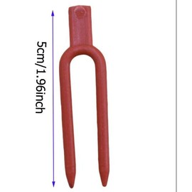 100pcs Plastic Gardening Plant pin Strawberry Support Clips Watermelon Fork Farming Securing Vines Fixing Clips Tool