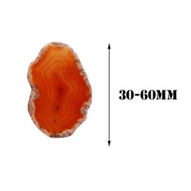 fengshuisale 1 pc Agate Geode Polished Irregular Crystal Slice Brazil Healing Reiki Stone Home Decor (Random Color) W3825