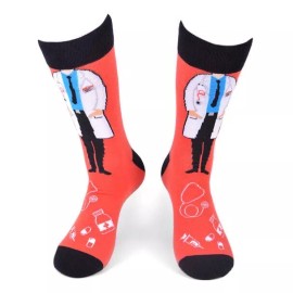 Novelty Socks Men's Doctor in Coat  Novelty  Socks, Mens Sock Gifts, Doctor Gift