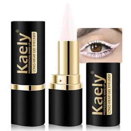 evpct 1Pcs Translucent White Gel Eyeliner Pencil Eye Black Face Paint Stick Makeup Set Waterproof Matte Cream Crayon Eyeliner Set Cat Eye Liners Eyeshadow Guide delineador de ojos contra el agua