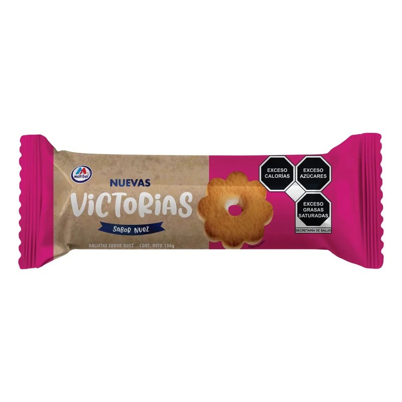 Victorias Galletas Nuez 156g Dulces Crujientes Aromaticas Maribel Tradicionales Mexicanas