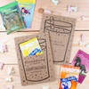 10 Invitation Cards for Children's Birthday Party Invitations Kraft Paper