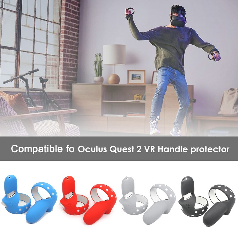 Handle Cover Compatible for Oculus Quest 2 VR Silicone Protective