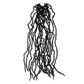 SAFIGLE Crochet Faux Dreadlocks Hair Extensions Comfortable Synthetic for Daily Wear Parties Travel Wigs