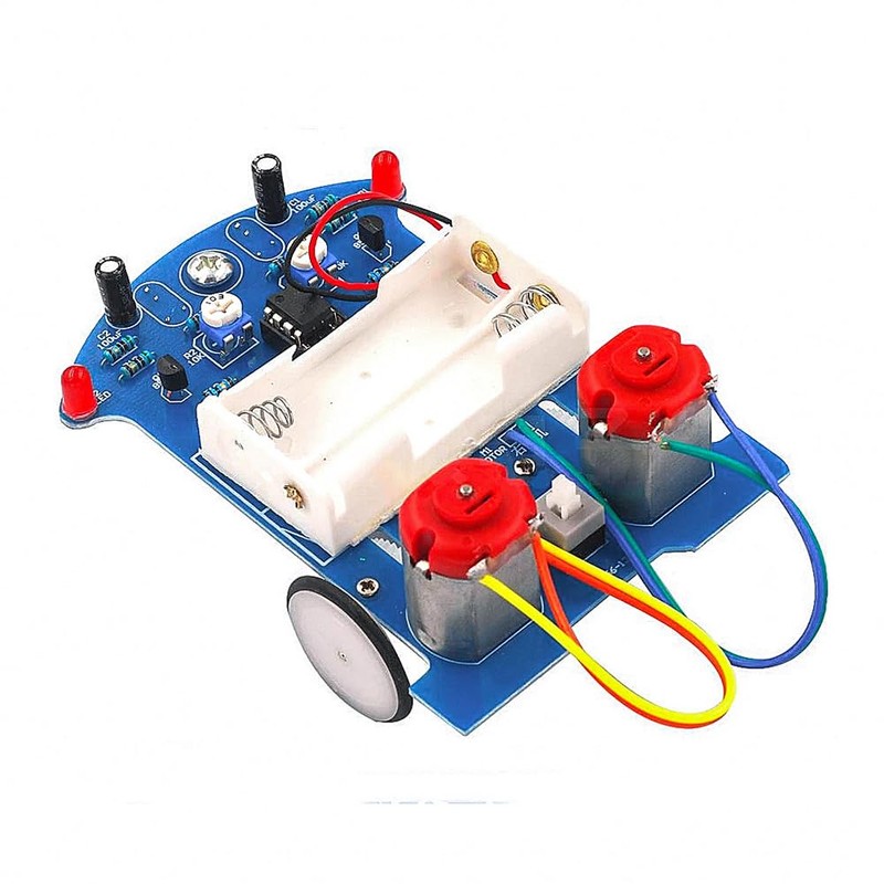 POFET D2-5 Intelligent Tracking Car Kit, Smart Car Soldering Project
