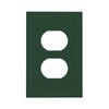 LOLREAI Outlet Covers Dark Green 1 Gang Duplex Light Switch