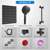 Shower Head Combo, 8 Inch High Pressure Rain with 11