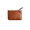 Harber London Leather Zip Coin Wallet (TAN)