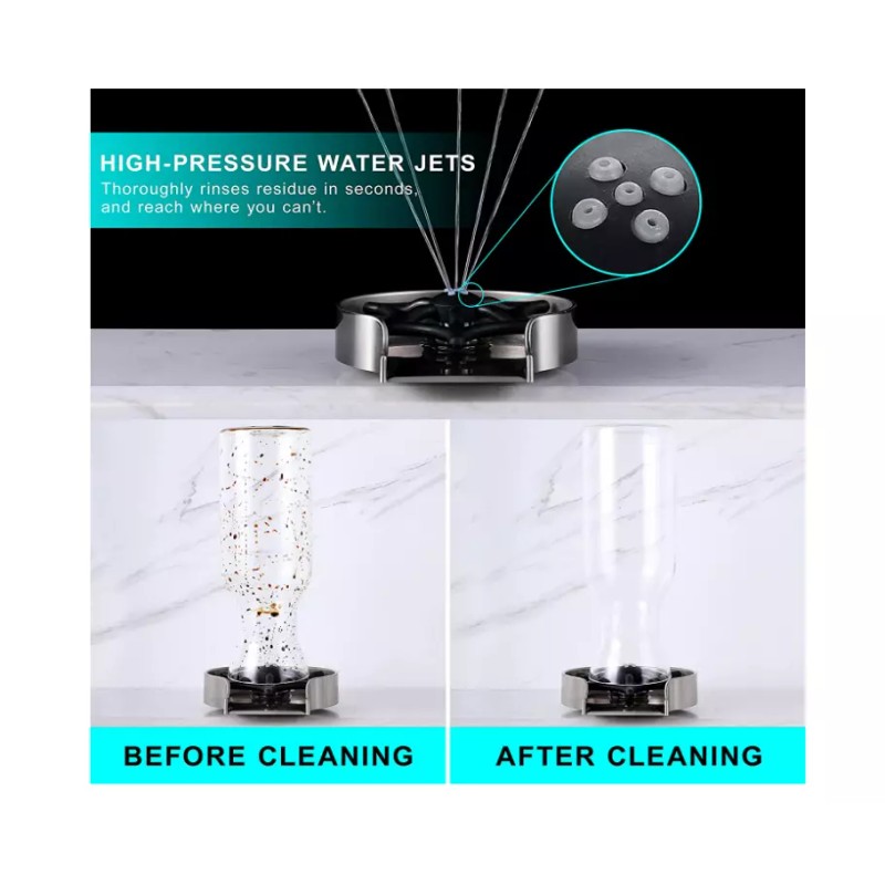 Ultimate Unicorn Automatic Glass Rinser Washer Cleaner Bar Sink Glass