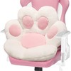 ELFJOY Comfy Chair Cushion Plush Cat Paw Cushion Kawaii Home