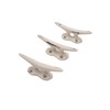 Wowser Nautical White Cast Iron Boat Cleat Wall Hooks, 3.5