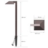 Malibu Outdoor Low Voltage Landscape Lighting 0.6W LED 3100K Warm