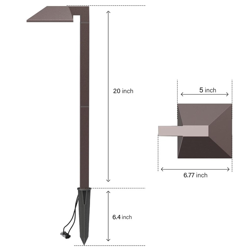 Malibu Outdoor Low Voltage Landscape Lighting 0.6W LED 3100K Warm