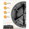 Dunyhludx Headlight Lamp Bulb Back Cover Lid Dust Cap Fit