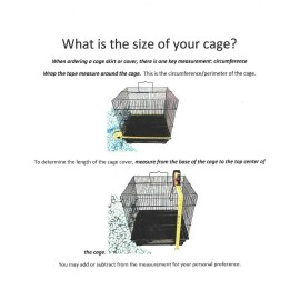 fortheBIRDS! EXTRA LARGE Bird CAGE Seed Catcher SKIRT CHOCOLATE BROWN