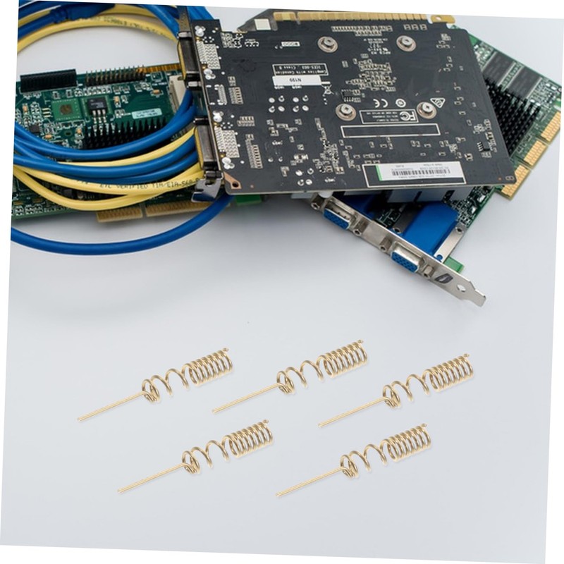 CIYODO 10pcs Phosphor Coil Thickened Spring Antenna Set Spiral Winding