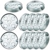 Hicarer 10 Pcs 293 4 Round Shallow Electrical Box with
