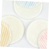 Baluue 12pcs Bamboo Fiber Makeup Remover Pads Double Layer Reusable