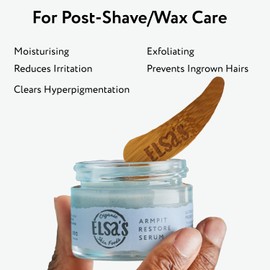 Elsa's Organic Skin Foods - Natural Armpit Restore Serum - Hydrating Serum - 2% BHA Salicylic Acid - For Reducing Irritation - Hydration & Moisture Boosting - Antipigmentation