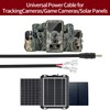 Trail Camera Power Cord,5.5x2.1mm DC Plug External Power Cable Compatible