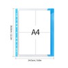 Namvo A4 Plastic Wallets Expandable Die Cut Pockets 12 Folders
