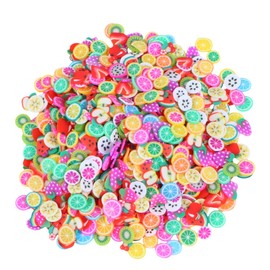 ABOOFAN 1000pcs nail art decoration 3d nail charms nail decorations for nail art flower clay nail art charms for nails fruit charms polymer clay slices for nail manicure tool mini filler