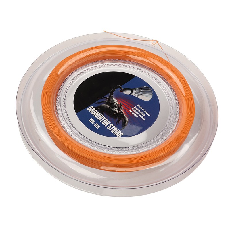 POWERTI Badminton Racquet String High Elasticity Wear Resistant Resin Fibre