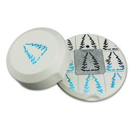 Artoz Flying Punch - 3D Pop-Up I Christmas Tree Pop-Up I Free Positionable Hole Punch for Card Making I Christmas Advent Invitations Greeting Cards