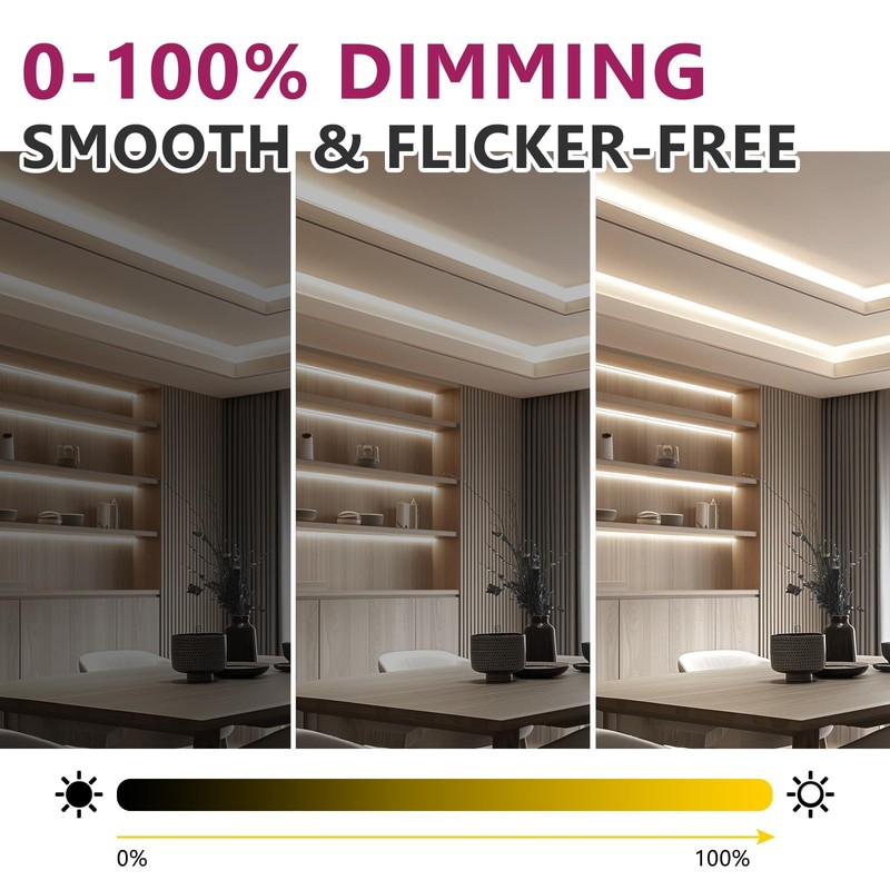 EMITEVER COB LED Strip Lights Neutral White,4000K Tape Light Premium