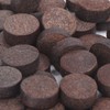 Kuuleyn Leather Snooker Cue Tips, 11 mm Chestnut Brown Soft
